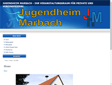 Tablet Screenshot of jugendheim.mv-marbach.de